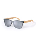 Gafas de sol Nature con protección UV400 y varillas de bambú - Azul