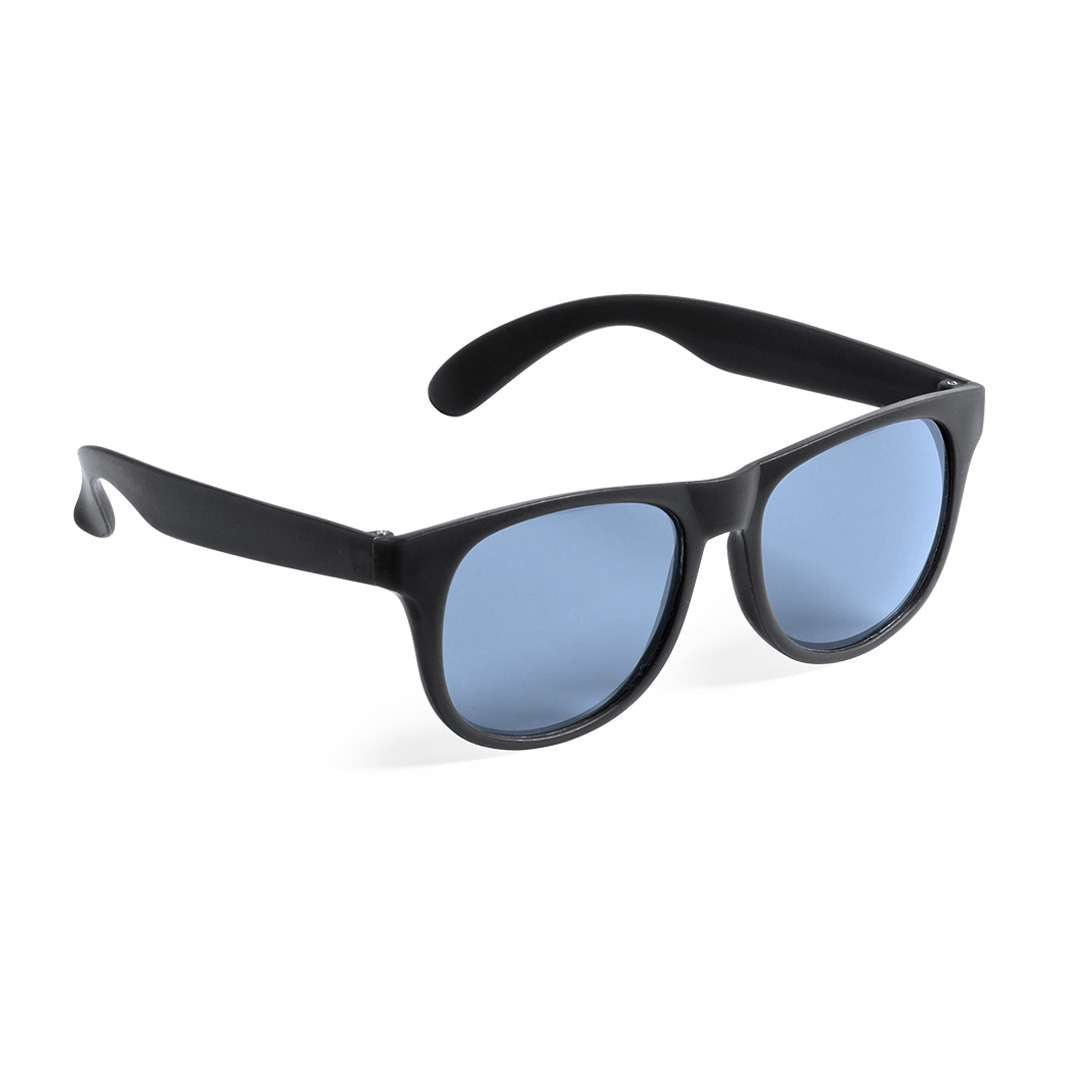 Gafas de sol clásicas Malter con protección UV400 y lente negra - Negro