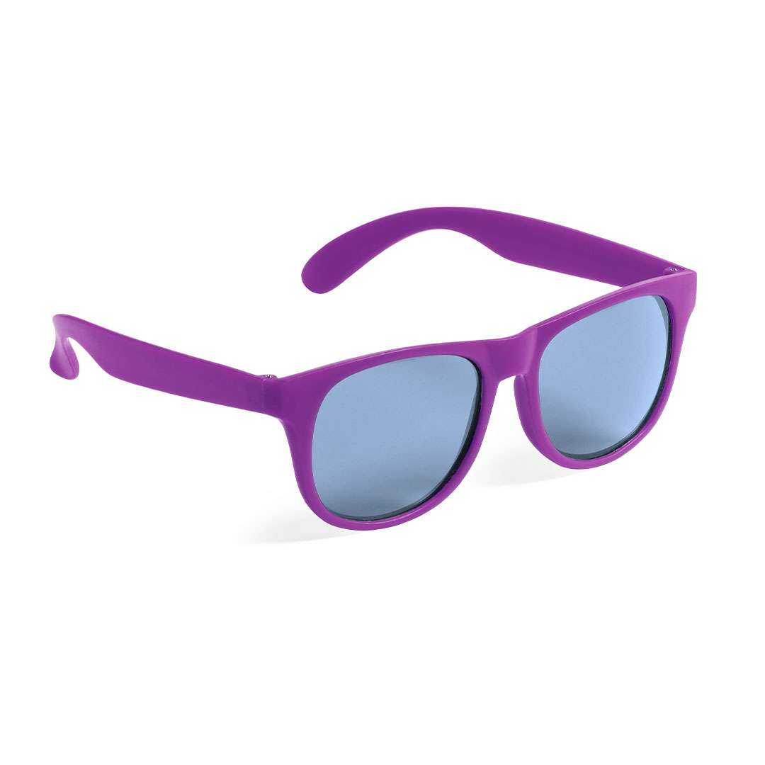 Gafas de sol clásicas Malter con protección UV400 y lente negra - Fucsia