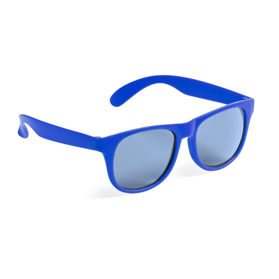 Gafas de sol clásicas Malter con protección UV400 y lente negra - Azul