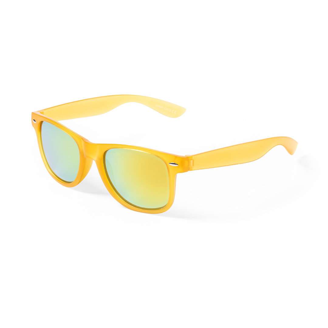Gafas de sol Nival con protección UV400 y diseño clásico - Amarillo