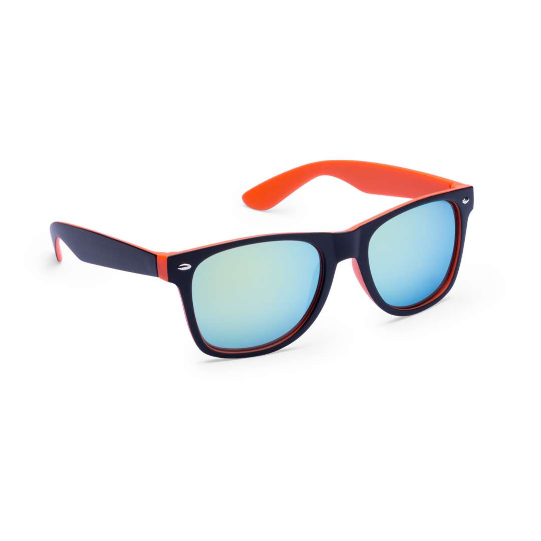 Gafas de sol Gredel con protección UV400 y diseño bicolor elegante - Naranja