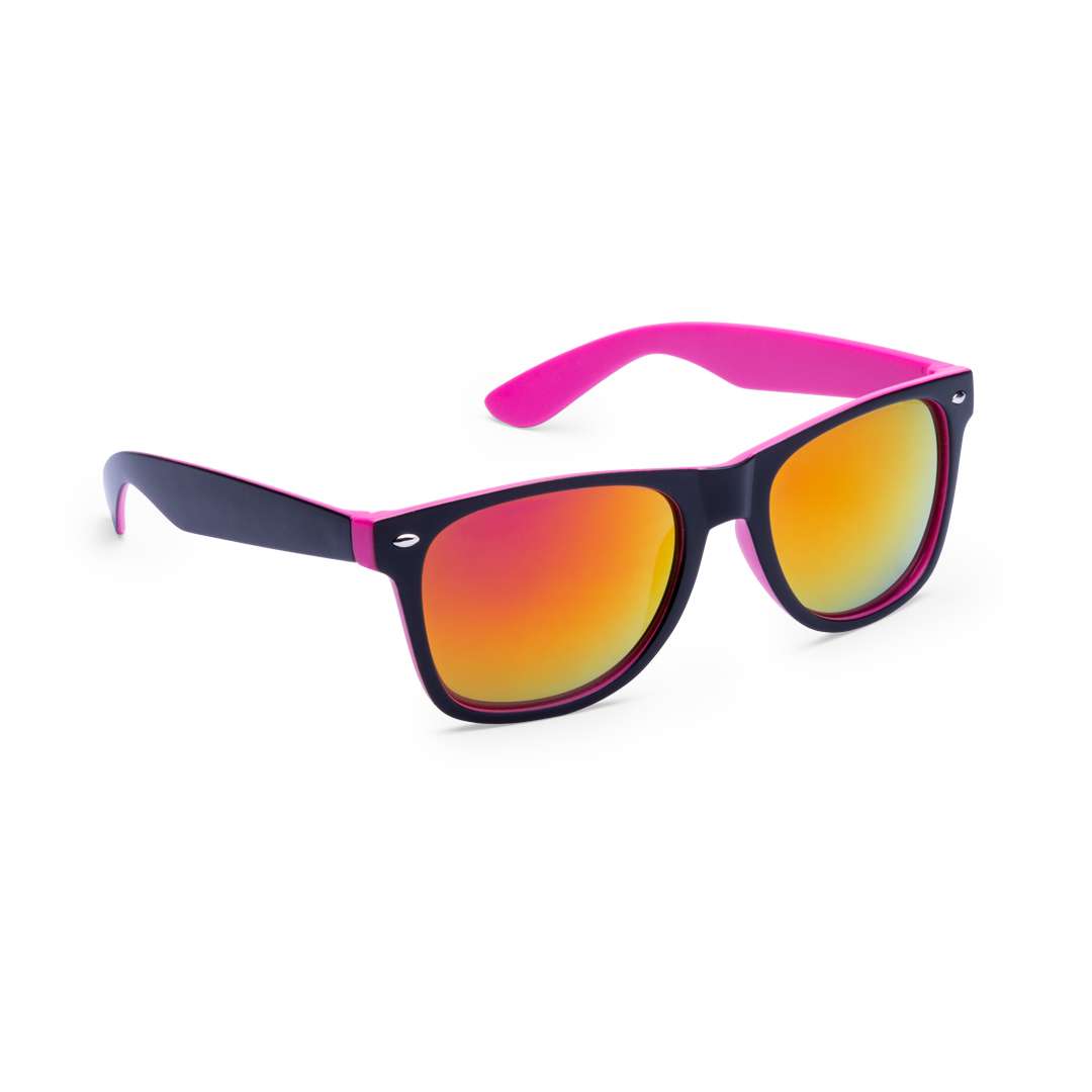 Gafas de sol Gredel con protección UV400 y diseño bicolor elegante - Fucsia