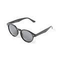 Gafas de sol unisex negras con protección UV400 y diseño circular - Negro