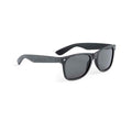 Gafas de sol Leychan con montura efecto madera y lentes ahumadas - Gris