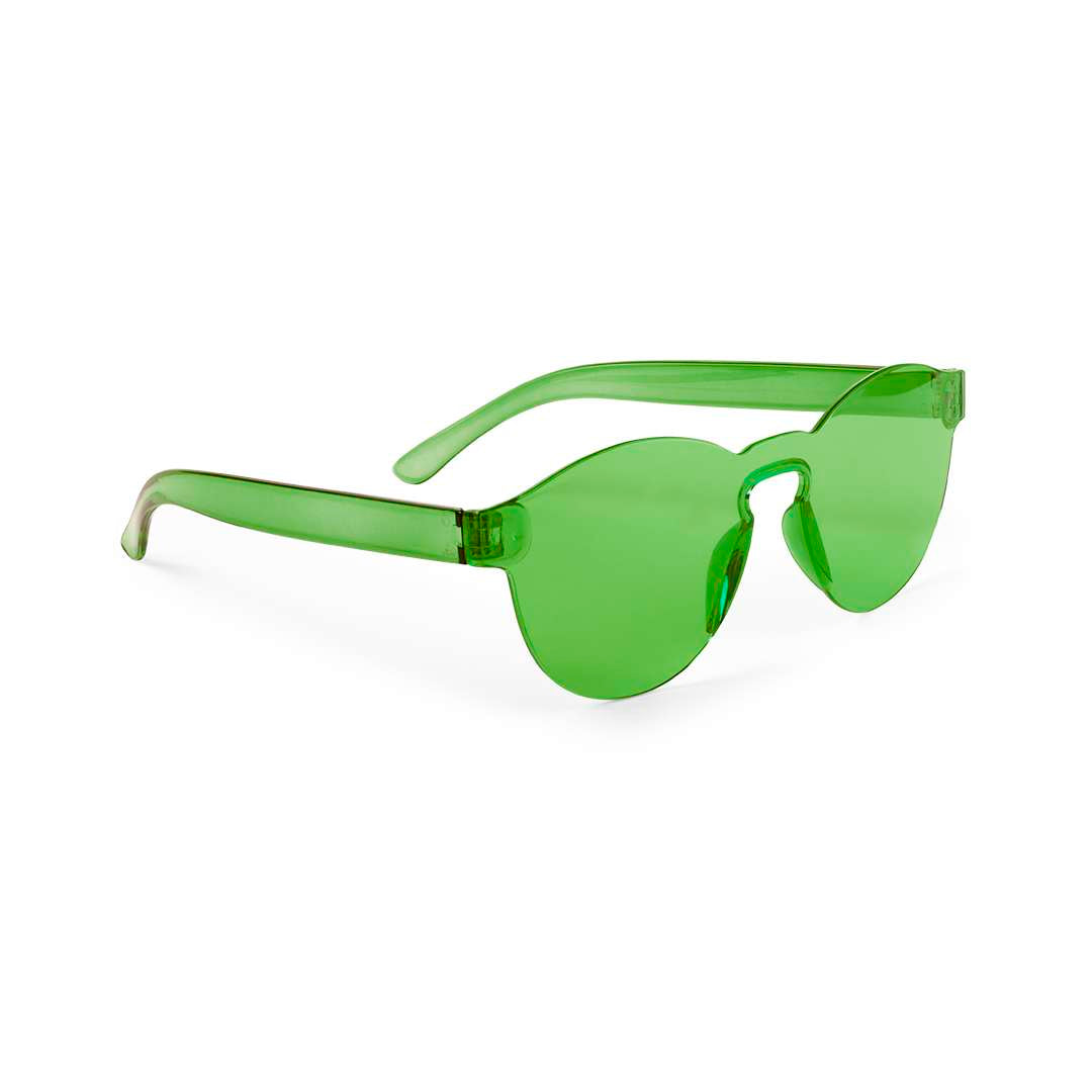 Gafas de sol Tunak translúcidas monocolor con protección UV400 - Verde