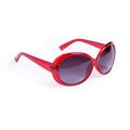 Gafas de sol Bella con protección UV400 y lentes negras - Rojo