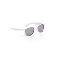 Gafas de sol infantiles Spike con protección UV400 y lentes negras - Blanco