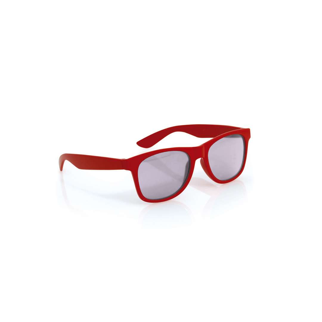 Gafas de sol infantiles Spike con protección UV400 y lentes negras - Rojo