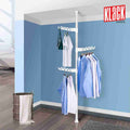 Tendedero perchero portátil vertical tubo extensible Klack®
