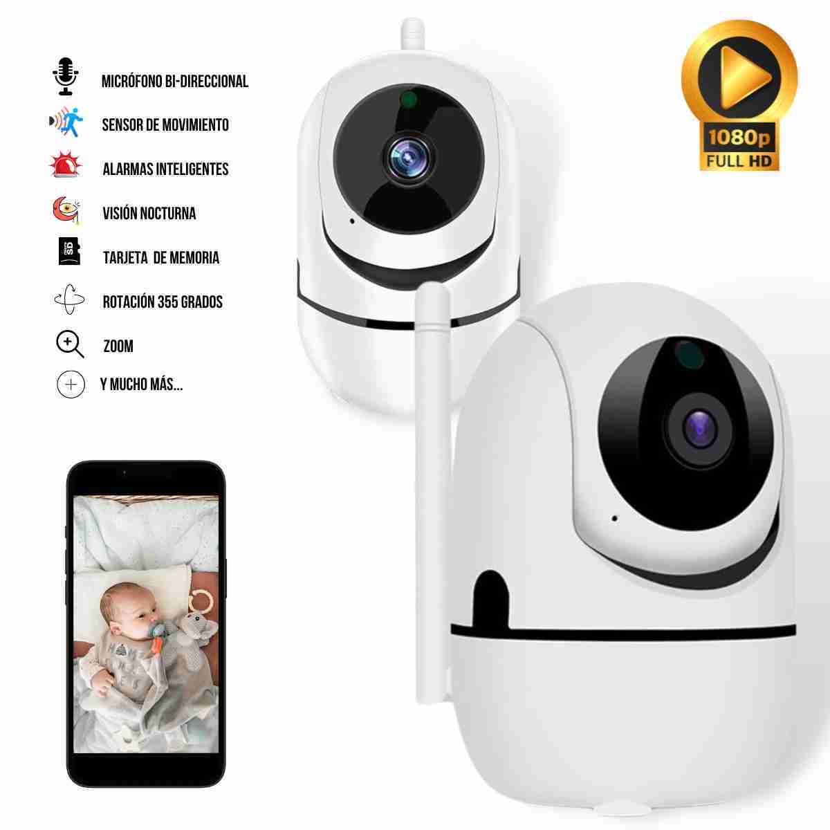 Camara De Vigilancia Klack Wifi - Seguridad en tiempo real