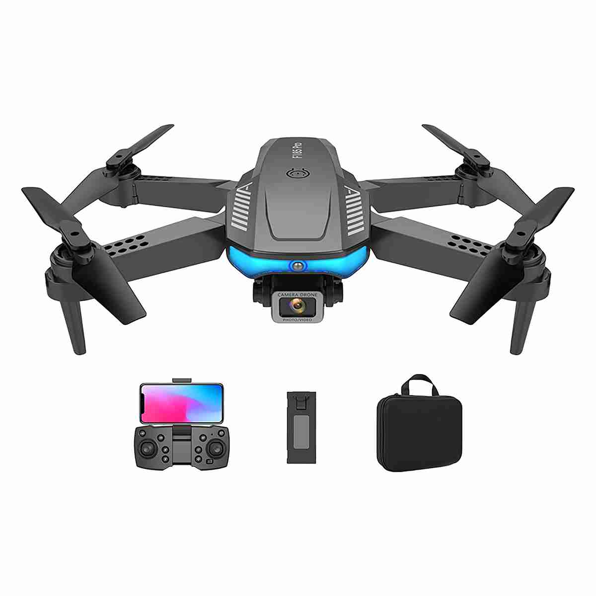 Mini Dron Klack F185 Pro 4K profesional HD con cámara de tres lados para evitar obstáculos