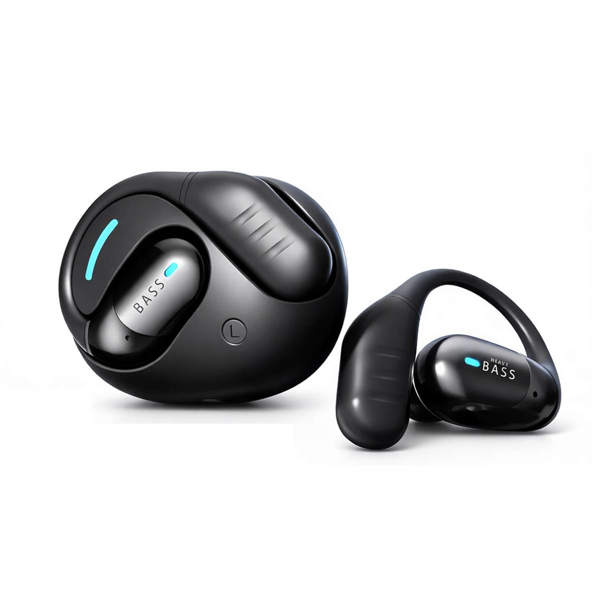 Auriculares Bluetooth Klack Heavy Bass AI-2 Open-Ear con Traductor de Idiomas