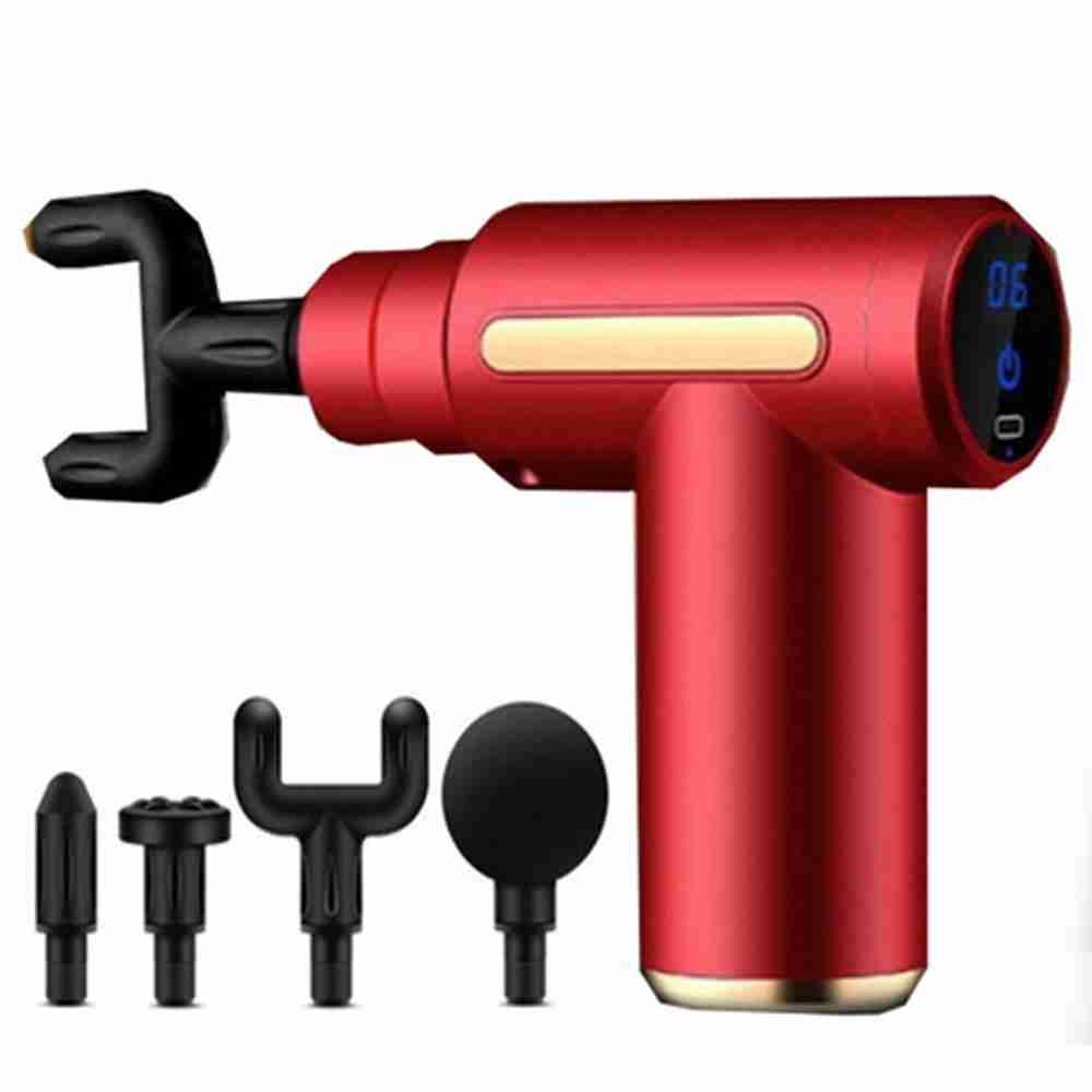 Pistola de Masaje Muscular QTKLACK146 Roja KLACK®