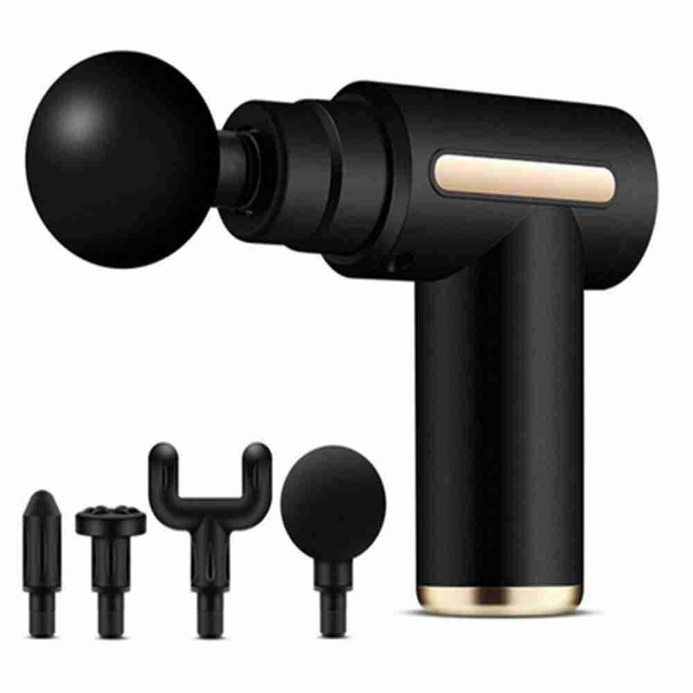 Pistola de Masaje Muscular QTKLACK146 Negra KLACK®