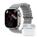 Pack Deportivo Smartwatch Klack® S8Ultra y Auriculares Bluetooth Klack® 6S - Gris