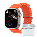Pack Deportivo Smartwatch Klack® S8Ultra y Auriculares Bluetooth Klack® 6S - Naranja