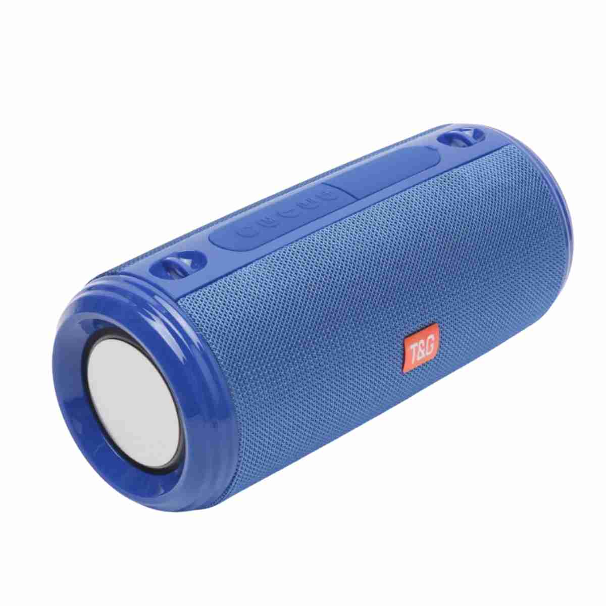 Altavoz Bluetooth 5.0 portatil con soporte manos libres y luces led 537 - Azul
