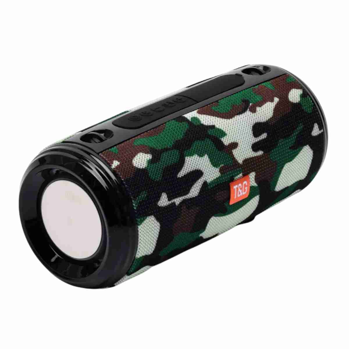Altavoz Bluetooth 5.0 portatil con soporte manos libres y luces led 537 - Camuflaje