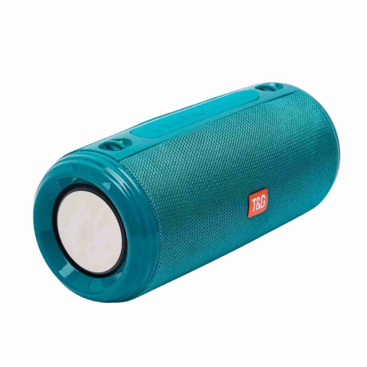 Altavoz Bluetooth 5.0 portatil con soporte manos libres y luces led 537 - Turquesa