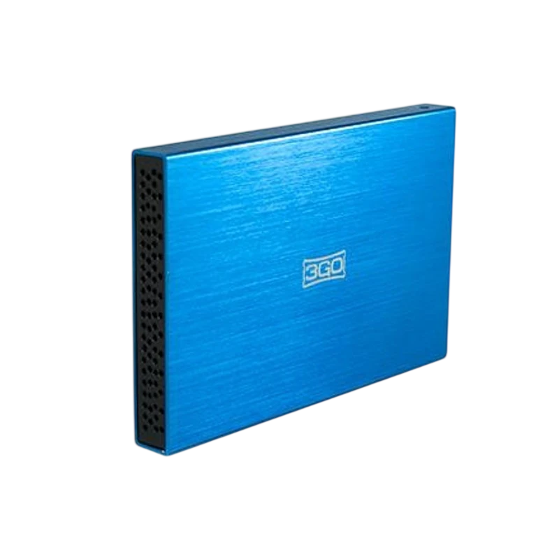 Caja HDD 2,5" 3GO SATA Azul HDD25BL13