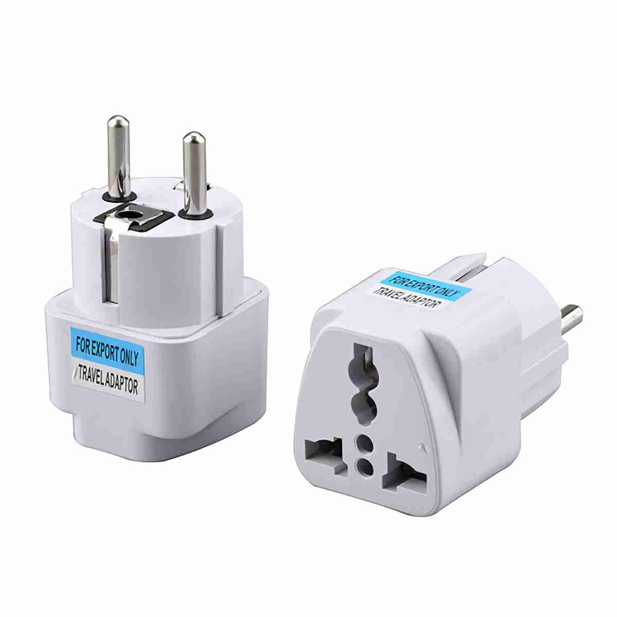 Adaptador de enchufe universal de la UE Internacional a la UE Euro -  Adaptador de viaje