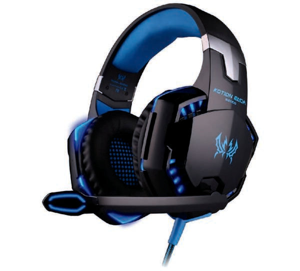 Auriculares Gaming 2000 Premium Stereo con Micrófono Compatible con PS4 PC Xbox One - Azul