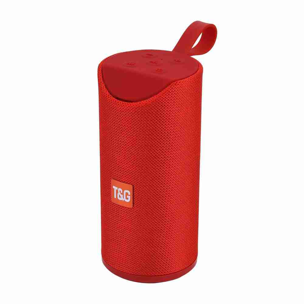 Altavoz Bluetooth inalámbrico Portátil T&G 113A Compatible todos teléfonos y dispositivos Bluetooth - Rojo