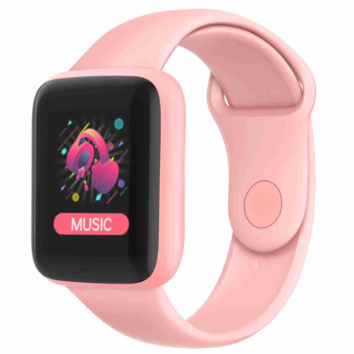 Smartwatch  Reloj Inteligente Deportivo Mujer Fitness Rosa