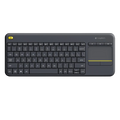 Teclado Inalámbrico de Membrana Logitech K400 Plus con Touch Keyboard Negro