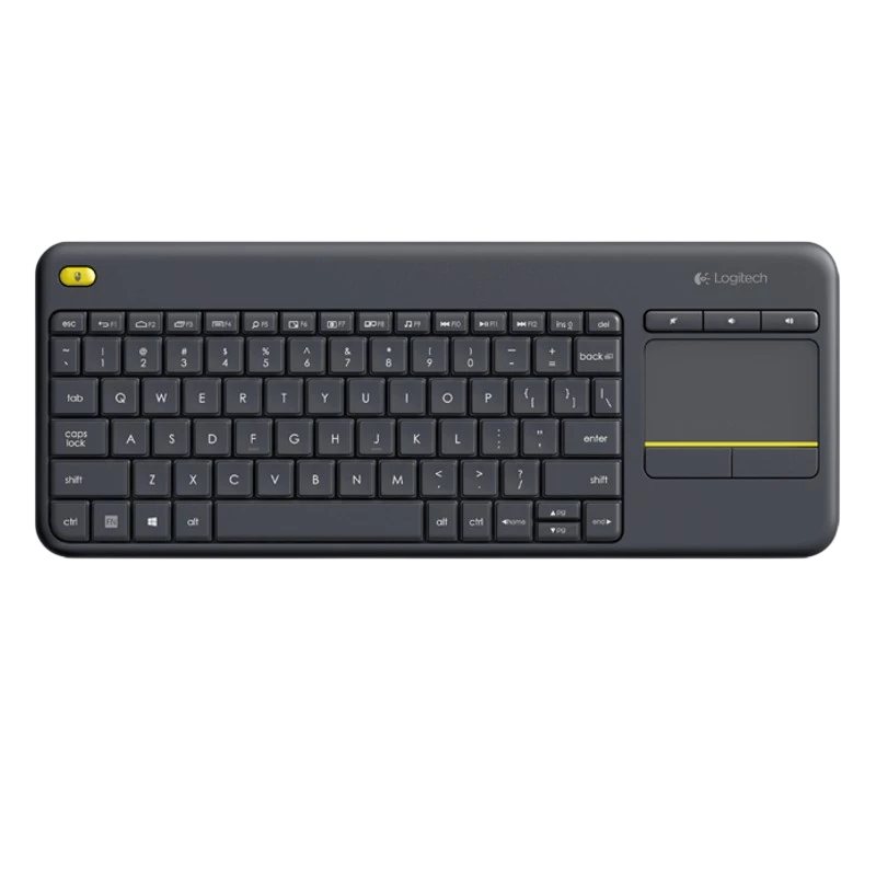Teclado Inalámbrico de Membrana Logitech K400 Plus con Touch Keyboard Negro